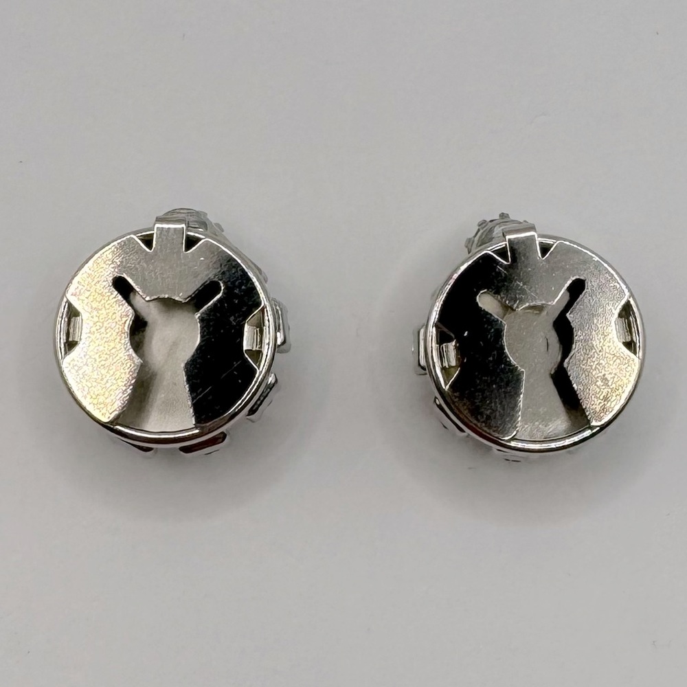 VINTAGE Crystal Button Covers - Set of 2 - Picture 10 of 14